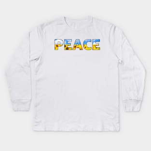 Let There Be Peace Kids Long Sleeve T-Shirt